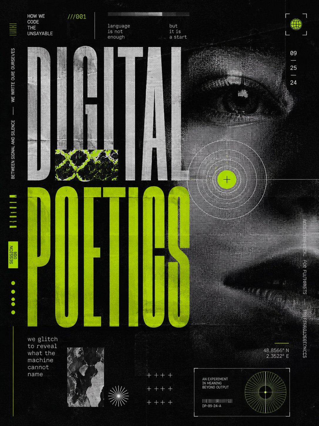 Постер Digital poetics